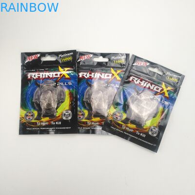 Nutritional Supplement 90% Herbal Extract Powder Pills Long Time Capsules for Man Packaging Rhino