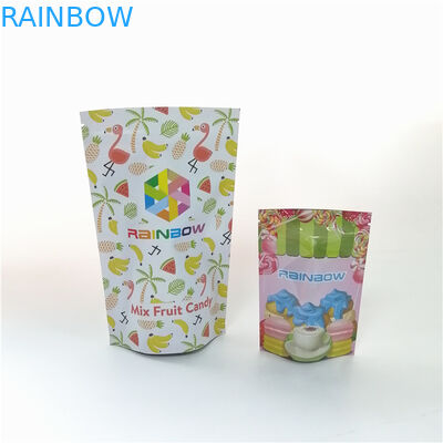 3.5oz flower aluminum foil stand up zipper bag digital printing mylar dessert Matcha powder packaging bags pouch