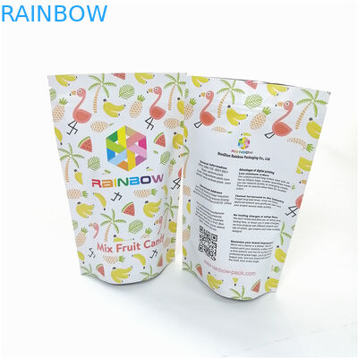 3.5oz flower aluminum foil stand up zipper bag digital printing mylar dessert Matcha powder packaging bags pouch