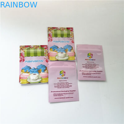 3.5oz flower aluminum foil stand up zipper bag digital printing mylar dessert Matcha powder packaging bags pouch