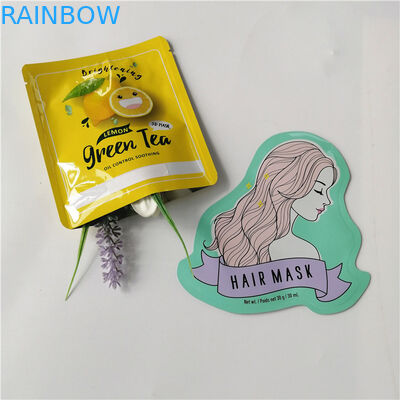 White printed skincare cosmetic packaging bags logo customized liquid moisturizer sachets