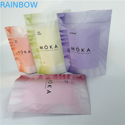 Custom logo foil pouch packaging body scrub bath salt foil packaging coffee pouch