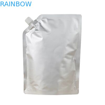 Silver plain spout pouch packaging foil stand up Sanitizer liquid beer drink spout packages