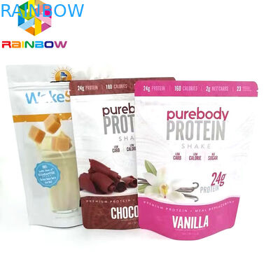 Custom Printed Doypack  packaging bags for powder stand up aluminum foil food storage bag