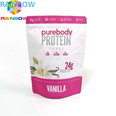 Custom Printed Doypack  packaging bags for powder stand up aluminum foil food storage bag