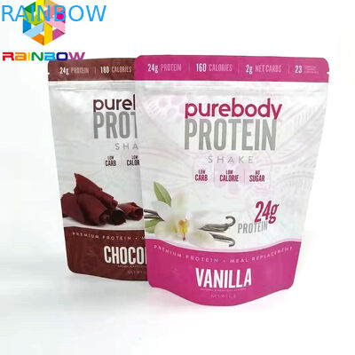 Custom Printed Doypack  packaging bags for powder stand up aluminum foil food storage bag