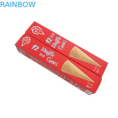 CMYK Color Ice Cream Packaging Paper Box Customized Logo For Cookies Packaging