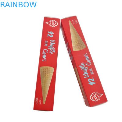CMYK Color Ice Cream Packaging Paper Box Customized Logo For Cookies Packaging