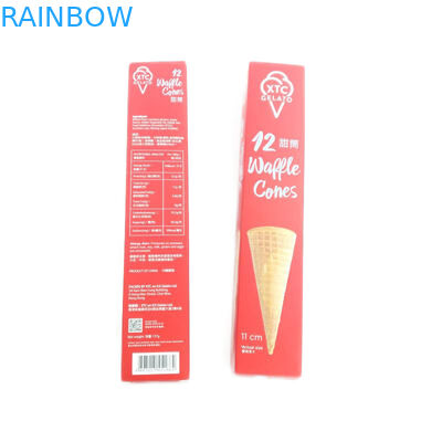 CMYK Color Ice Cream Packaging Paper Box Customized Logo For Cookies Packaging
