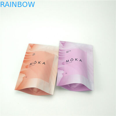 Custom Doypack Plastic Pouches Packaging Stand Up Zipper Bag For Body Scrub Packaging