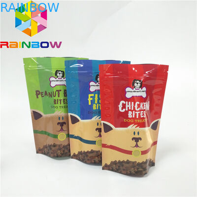 Digital Printing Plastic Bags Stand Up Dog Treats Package Pouch Pet Food Packaging Bag Doypack Pouch