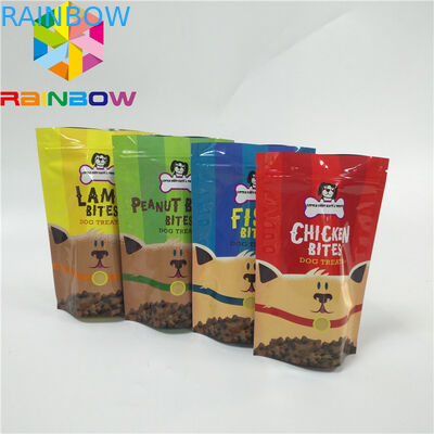 Digital Printing Plastic Bags Stand Up Dog Treats Package Pouch Pet Food Packaging Bag Doypack Pouch