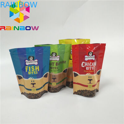 Digital Printing Plastic Bags Stand Up Dog Treats Package Pouch Pet Food Packaging Bag Doypack Pouch
