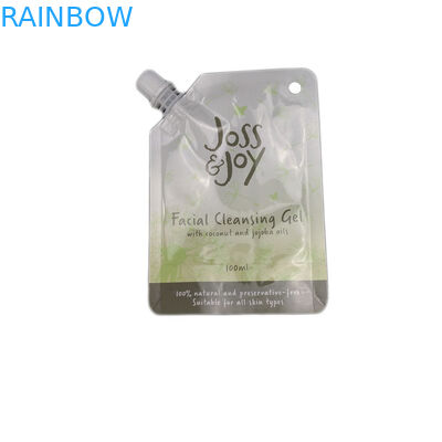 Colorful Stand Up Custom Irregular Spout Pouch Packaging With Foil