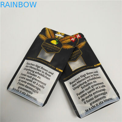 Tobacco Pouch Bag Packaging Mylar  Child Resistant Exit Bag CBD edibles Gummies Candy  Bag