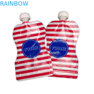 Ny Material Spout Pouch Packaging For Liquid With Small Cap / Nozzle