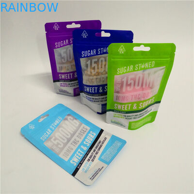  Flower Leaves Seed Edible Gummies Weed Packaging Bags Child Resistant Pouch Incense Stick Packaging
