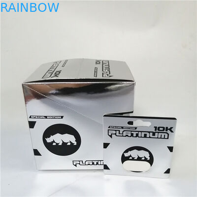 Pink Pussycat paper box card Embossing Hot stamping sexual enhancement blister packaging display boxes cards