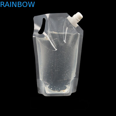Customized Hot Selling 50ml/250ml Transparent Energy Liquid Stand Up Pouch With Spout Drink Pouch With Spout Packaging