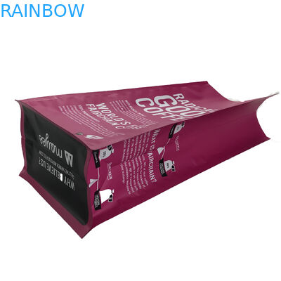 Custom High Quanlity Pink Waterproof Digital Printing Plastic Zip Lock Bag Pouch Stand Up Flat Bottom For Nuts Coffee