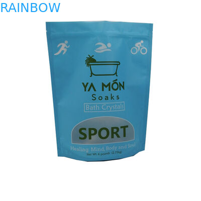 Wholesale Custom Printed Stand Up Zip Lock Pouches Waterproof Bath Salt Packaging Bag With Zipper