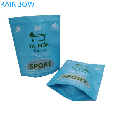 Custom Logo Bath Soak Mylar Top Filling Plastic Zipper Pouch 2.73KG Sea Salt Packaging Body Scrub Bags