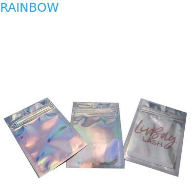 Clear Front CYMK Laminated Holographic  Pouch