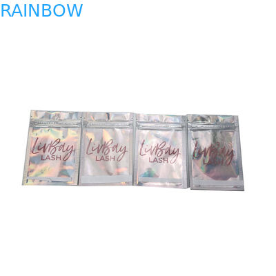 3.5g CYMK 8*13cm Mylar Holographic Bags Three Side Sealed