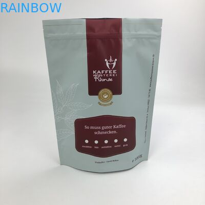 Custom Logo Color Resealable 1KG 500G Stand up pouch With Aluminum Foil  Bags For Kaffee Candy Packaging