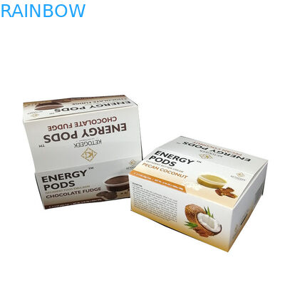 Eco Friendly Recycle Food Grade Custom Printing Cardboard Protein Bar Counter Dried Coconut Display Box