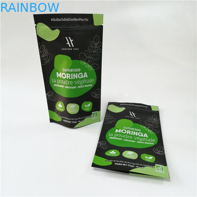 Customized stand up pouches powder packaging moringa tea bags