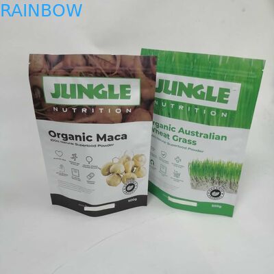 Food grade custom plastic sealer stand up dried food custom spice packaging