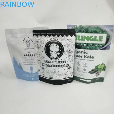 Food grade custom plastic sealer stand up dried food custom spice packaging