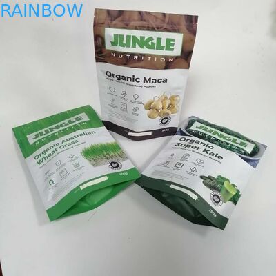 Food grade custom plastic sealer stand up dried food custom spice packaging