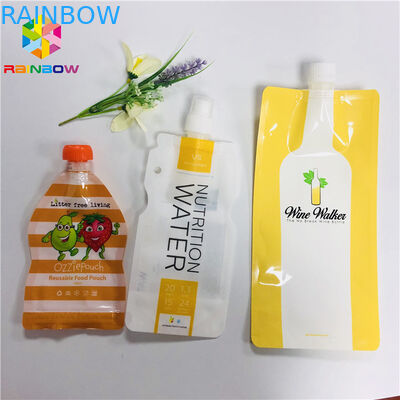 Liquid Beverage 100ml 4oz BPA Free Spout Pouch Packaging