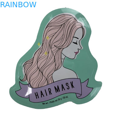 Irregular Shape Pouches Flat Packaging Bag For Candy Hair Mask Digital Printing Plastic Bag