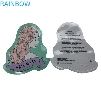 Irregular Shape Pouches Flat Packaging Bag For Candy Hair Mask Digital Printing Plastic Bag