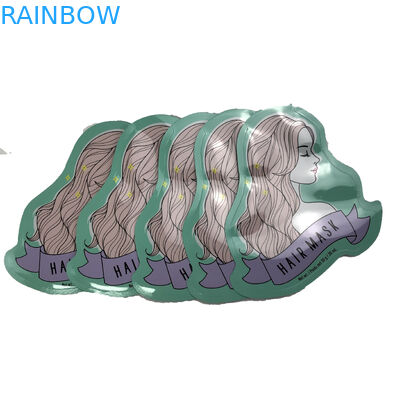 Irregular Shape Pouches Flat Packaging Bag For Candy Hair Mask Digital Printing Plastic Bag