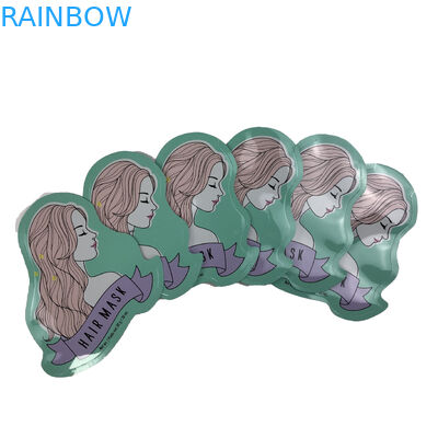 Irregular Shape Pouches Flat Packaging Bag For Candy Hair Mask Digital Printing Plastic Bag