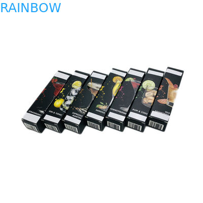 Black Matte Uv Printing Custom Paper Box For Perfume / CBD Oil Packaging