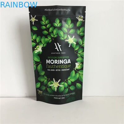 China Supplier Custom Design Printing Resealable Aluminum Foil Stand Up Pouches With Zipper For Food Packaging