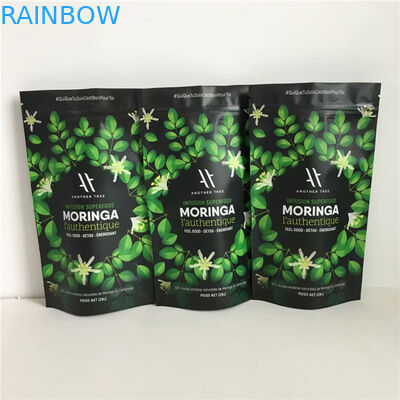 China Supplier Custom Design Printing Resealable Aluminum Foil Stand Up Pouches With Zipper For Food Packaging