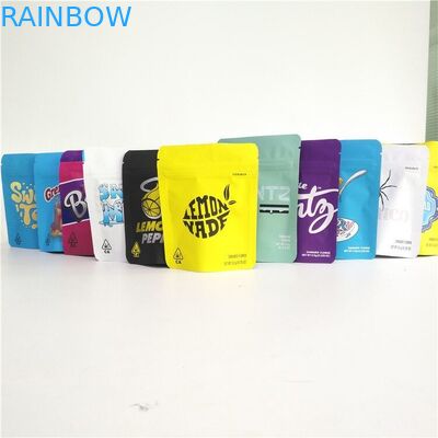 CBD Packaging  Bag Hamp Flower Packaging Bag Black Mylar Cookies Bag