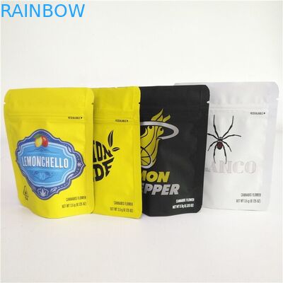 CBD Packaging  Bag Hamp Flower Packaging Bag Black Mylar Cookies Bag