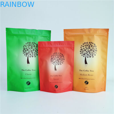 Customized Stand Up Coffee  Bag Food Grade Coffee Body Scrub Packaging Bag