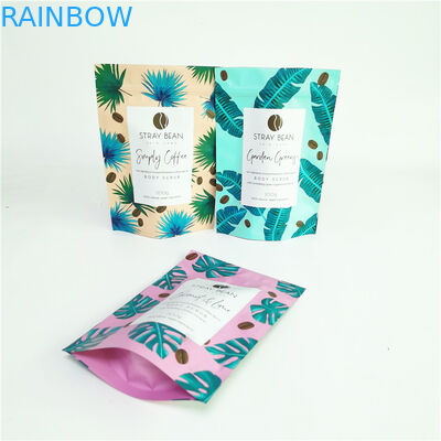 Customized Doypack Coffee Salt Face Scrub Packaging Bag Suger Body Scrub Packaging Bag