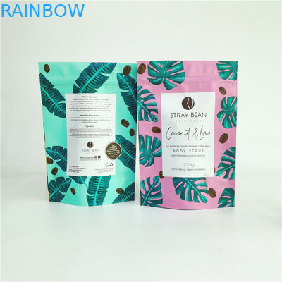 Customized Doypack Coffee Salt Face Scrub Packaging Bag Suger Body Scrub Packaging Bag