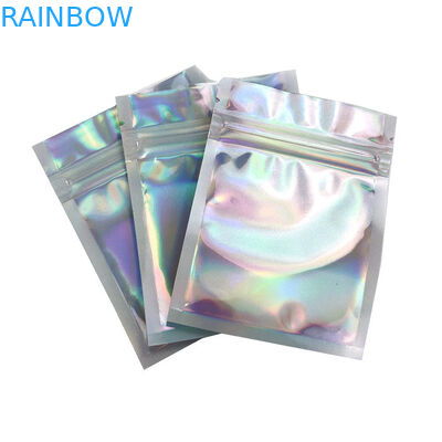 Gravure Printing Mylar Foil Holographic Packaging Pouches