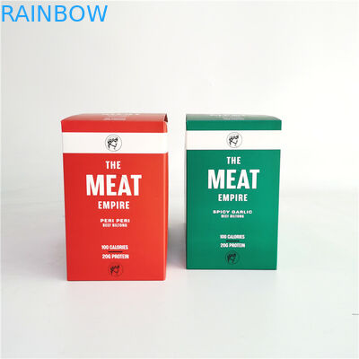 Offset Printing Tear Off Paper Box For Beef Biltong