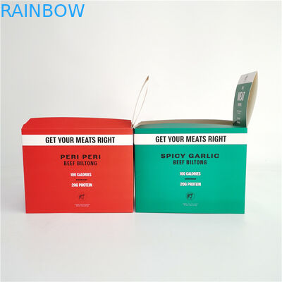 Offset Printing Tear Off Paper Box For Beef Biltong